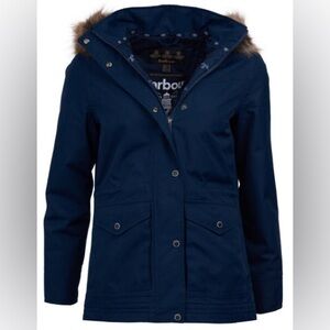 NWOT Barbour Black Abalone Jacket US 4 / UK 8